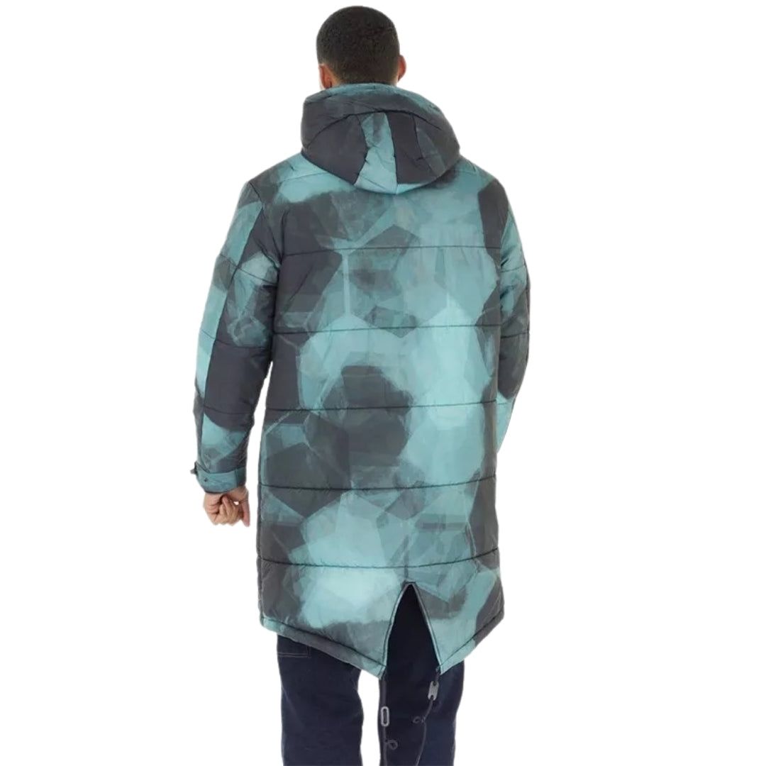 Gesteppte Parkajacke mit Fishtail-Saum
