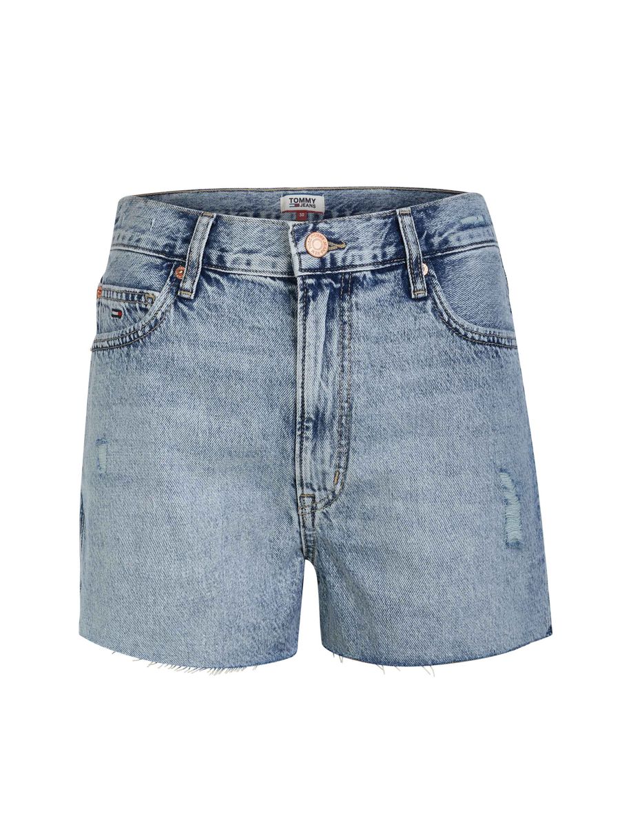 High-Waist Mom Shorts aus Denim