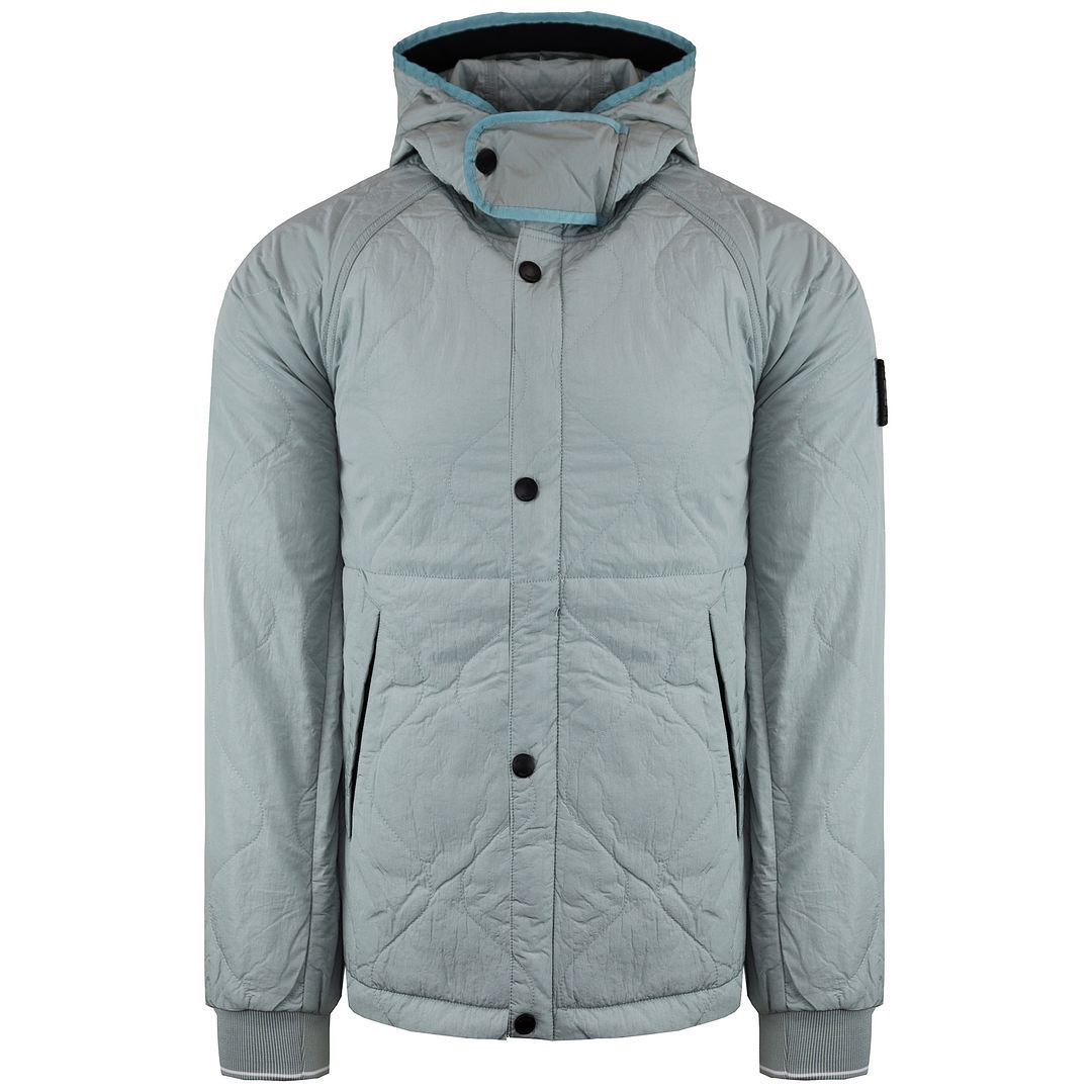 Gesteppte leichte Jacke mit Kapuze