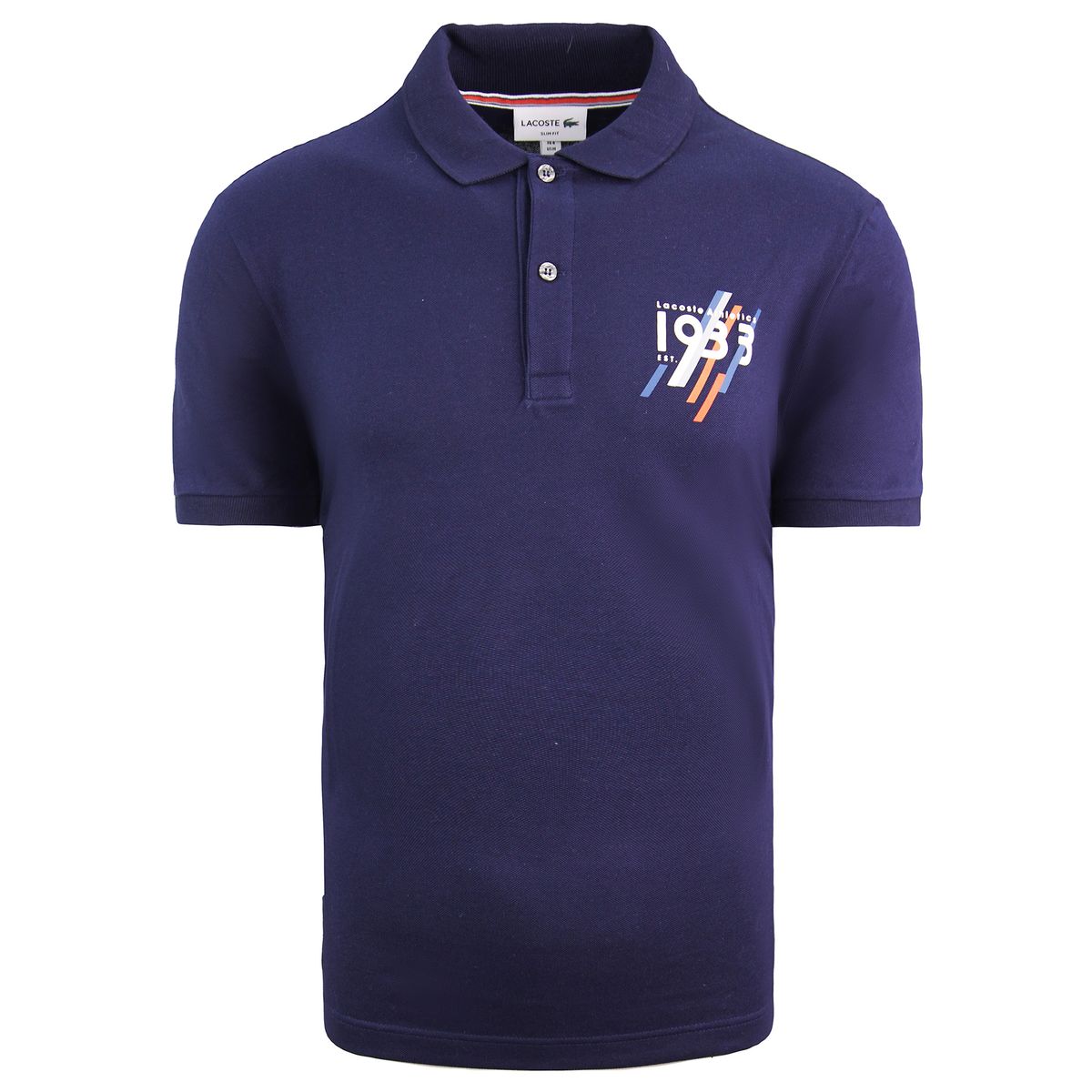 Herren Slim Fit Marineblaues Poloshirt