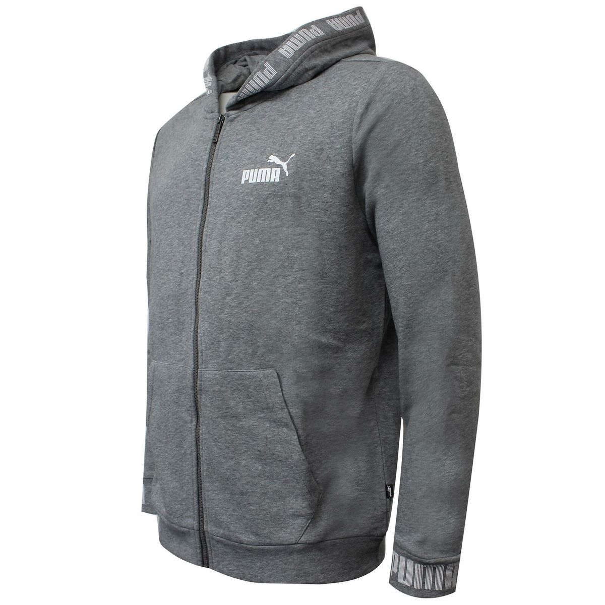 Lässige Kapuzenjacke mit Reißverschluss