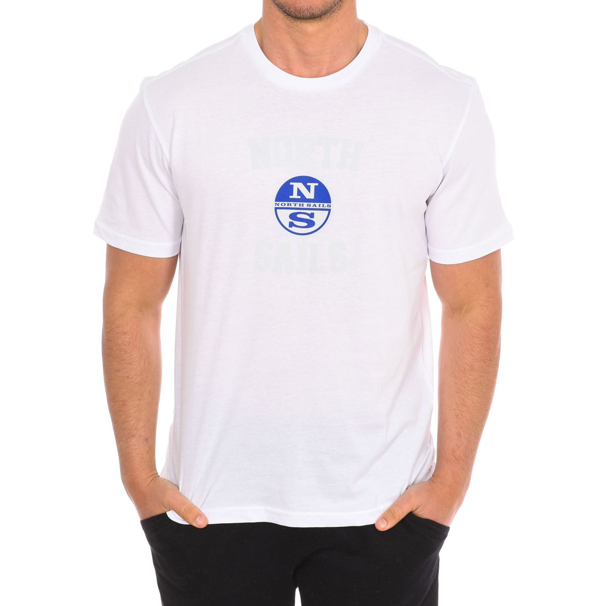 Klassisches T-Shirt mit Logo-Print und kurzen Ärmeln