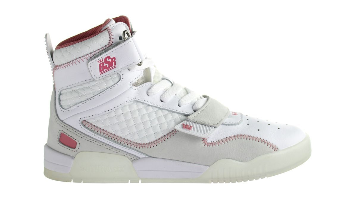 Weißer High-Top-Fashion-Sneaker