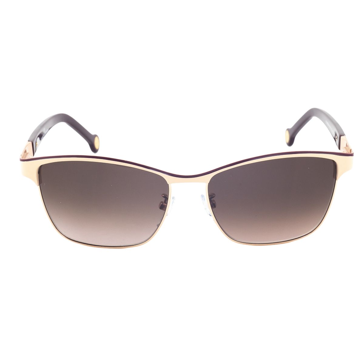 Rechteckige Sonnenbrille mit Metallrahmen
