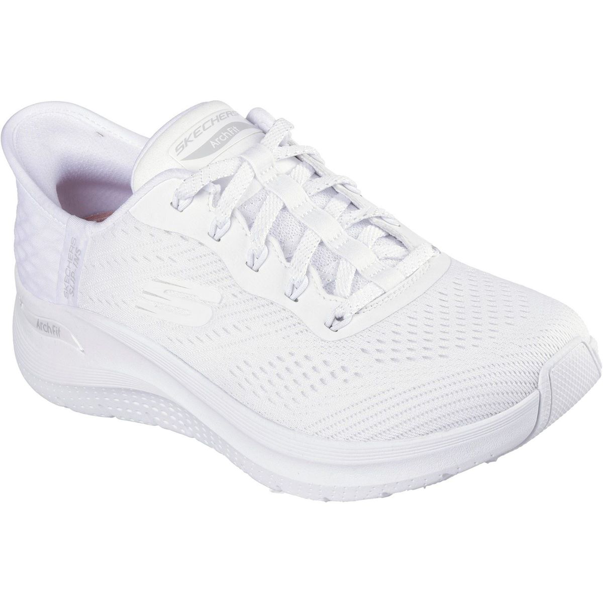 Skechers Arch Fit 2.0 Easy Chic Textiler Damen Sneaker in Weiß