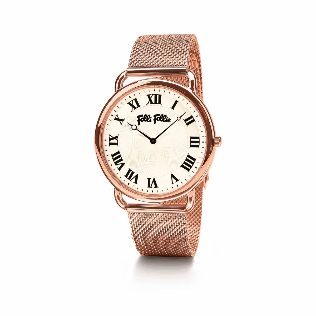 Damen Roségold Mesh Uhr