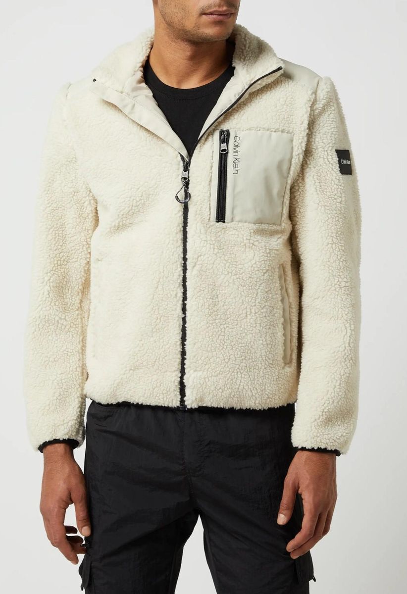 Teddyfleece Jacke mit Reißverschluss