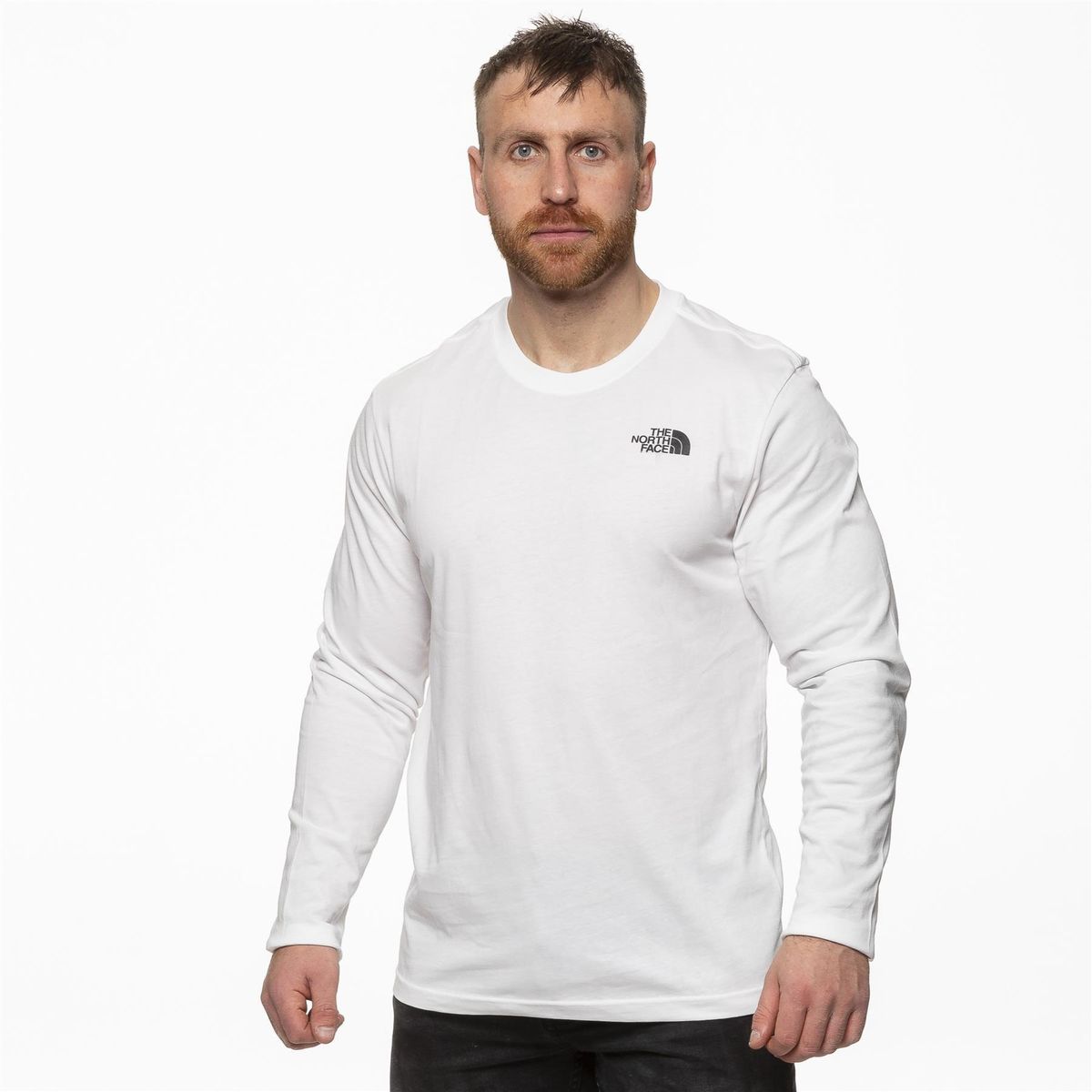 Herren Langarm Rundhals T-Shirt