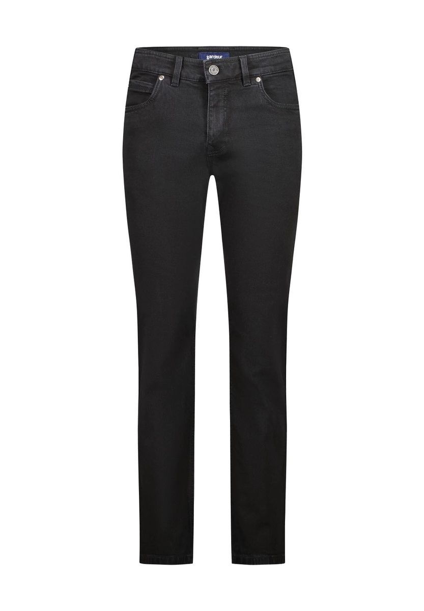 Herren Slim Fit Schwarze Jeans