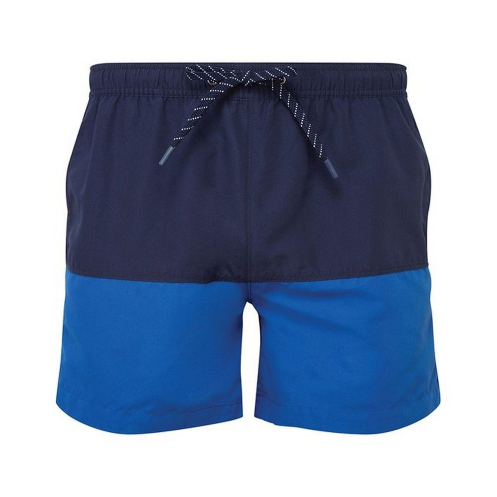 Herren Farbblock Badeshorts