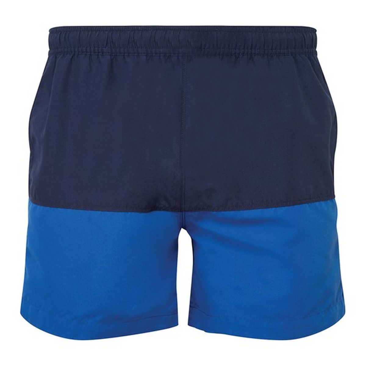 Colorblock-Badeshorts mit Kordelzug