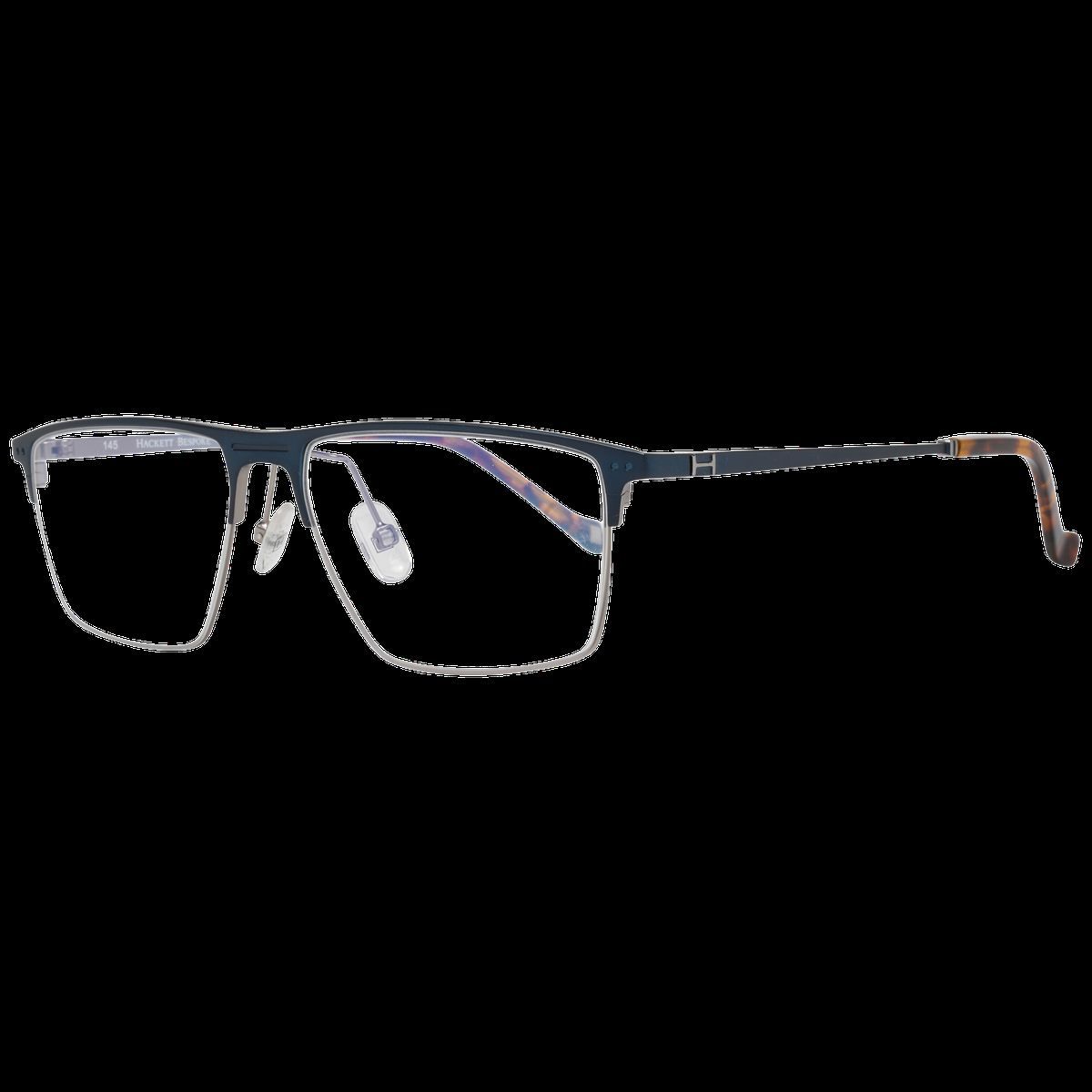 Herren Rechteckige Halbrand Brille