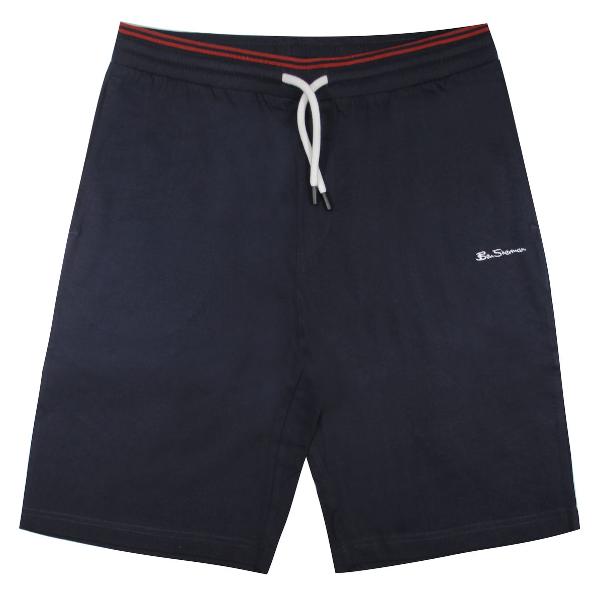 Herren Marineblaue Jersey-Strickshorts