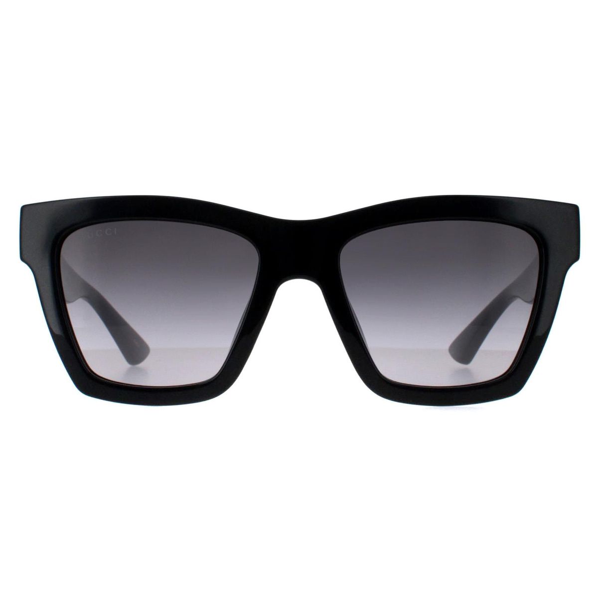 Sonnenbrille mit quadratischem Rahmen und Farbverlaufsgläsern