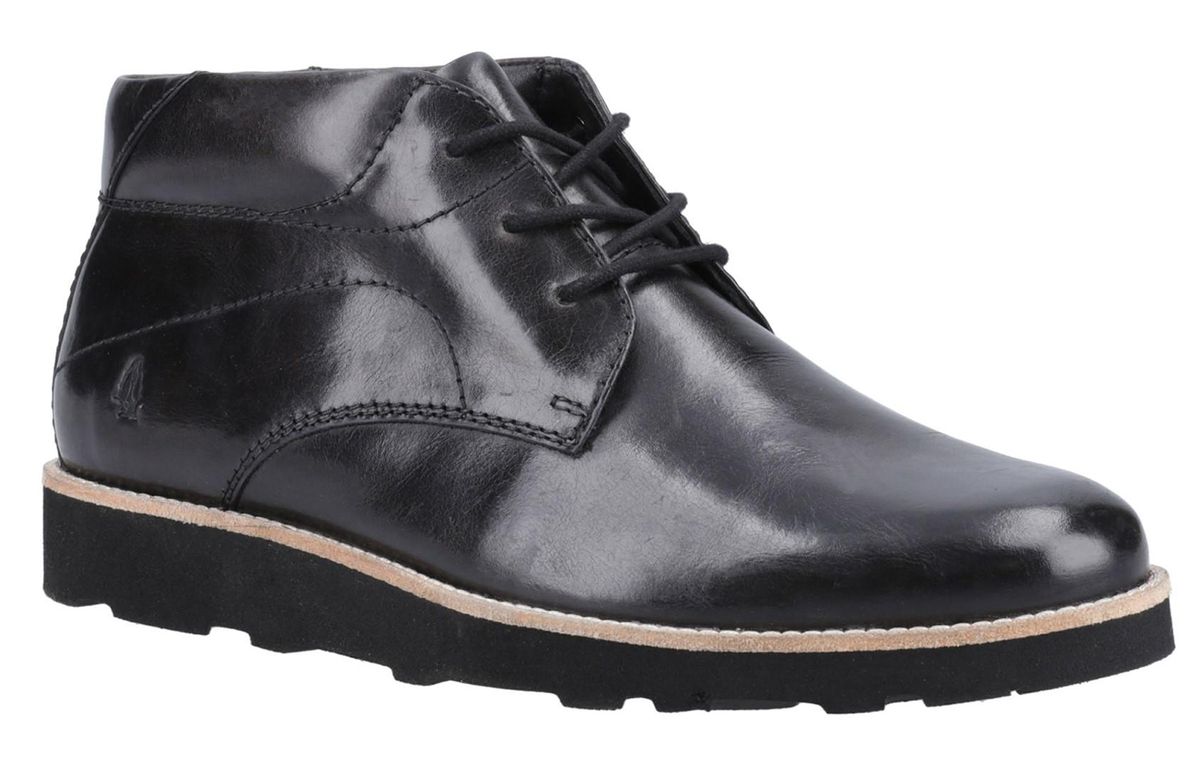 Leder-Chukka-Boots mit Memory-Schaum