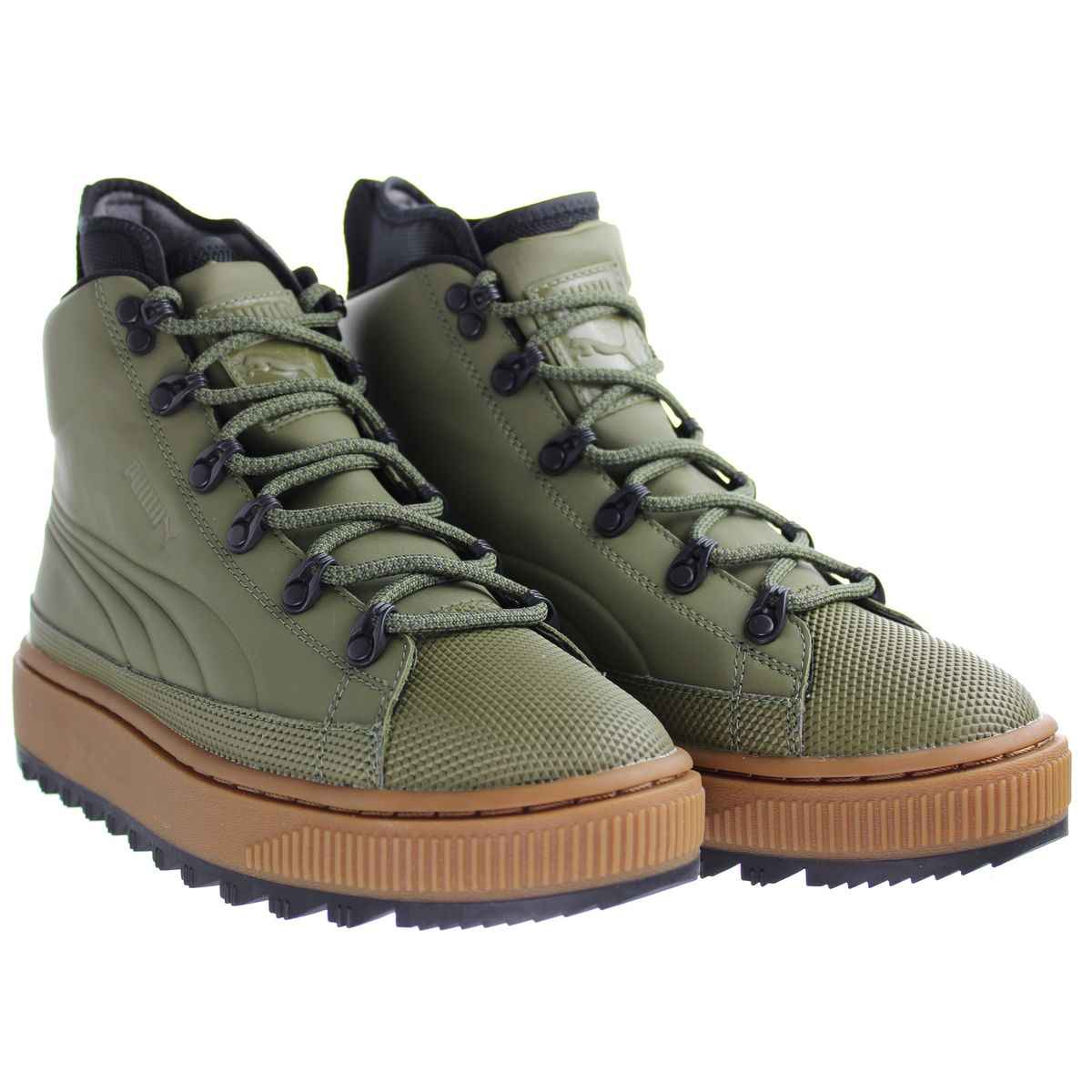 Plateau-Sneaker-Boots im Wander-Stil