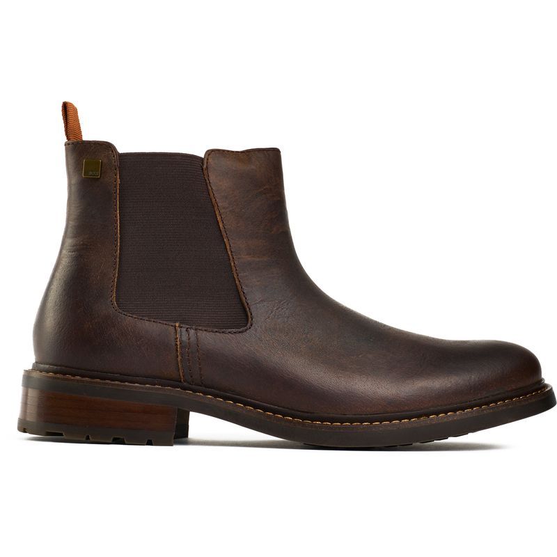 Herren Chelsea Leder Stiefelette