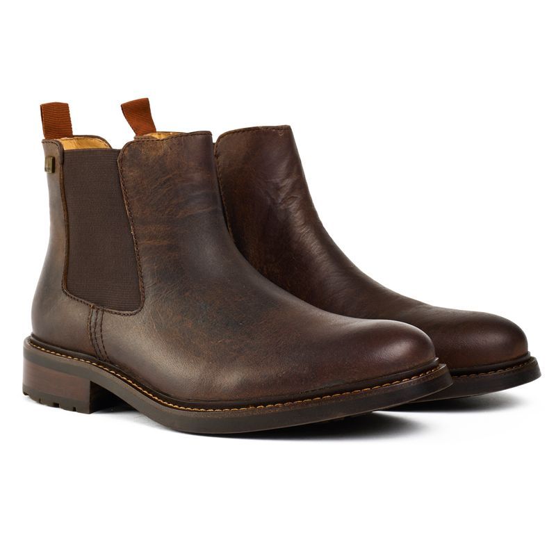 Klassische robuste Chelsea-Boots aus Leder