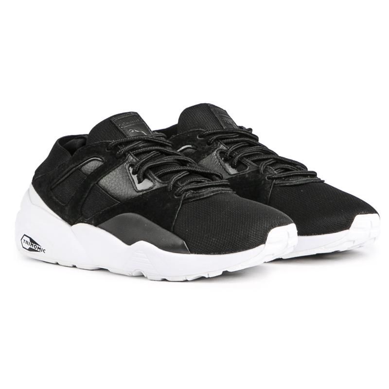 Mesh- und Wildleder-Sneaker mit Sockenpassform