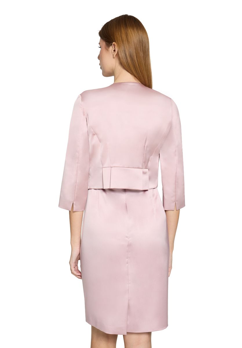 Kurze Bolero Jacke aus Satin mit Ärmeln