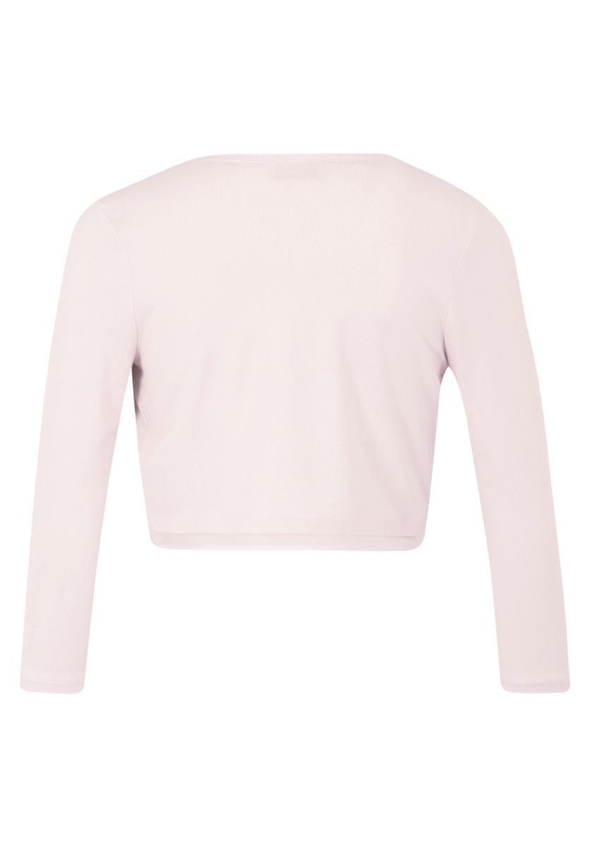Eleganter langärmliger Jersey-Bolero