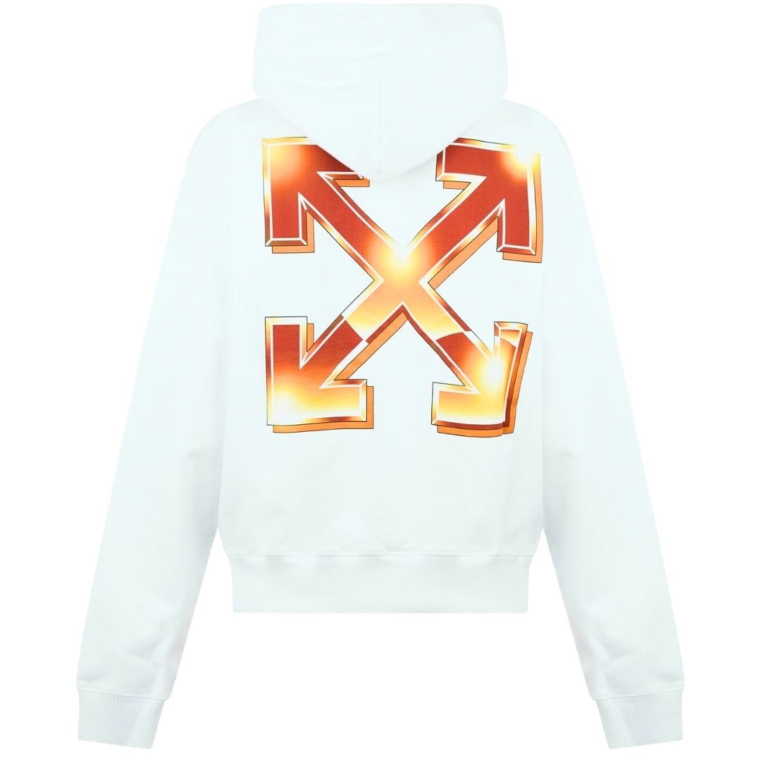 Skater-Hoodie mit metallischem Pfeillogo