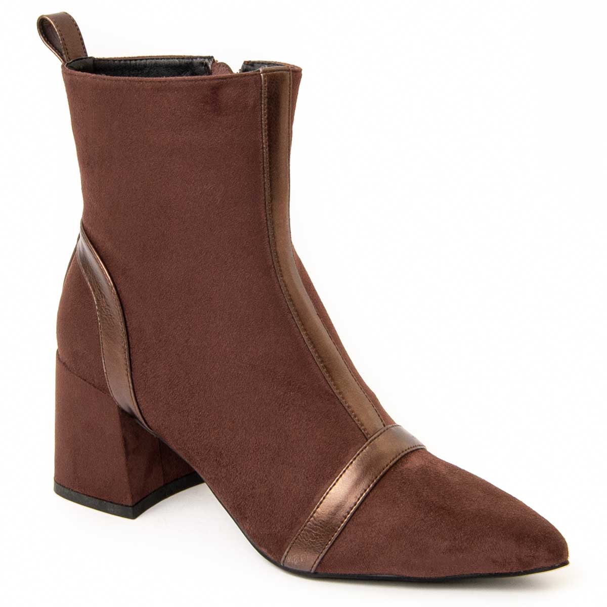 Ankle Boots mit spitzer Zehenpartie