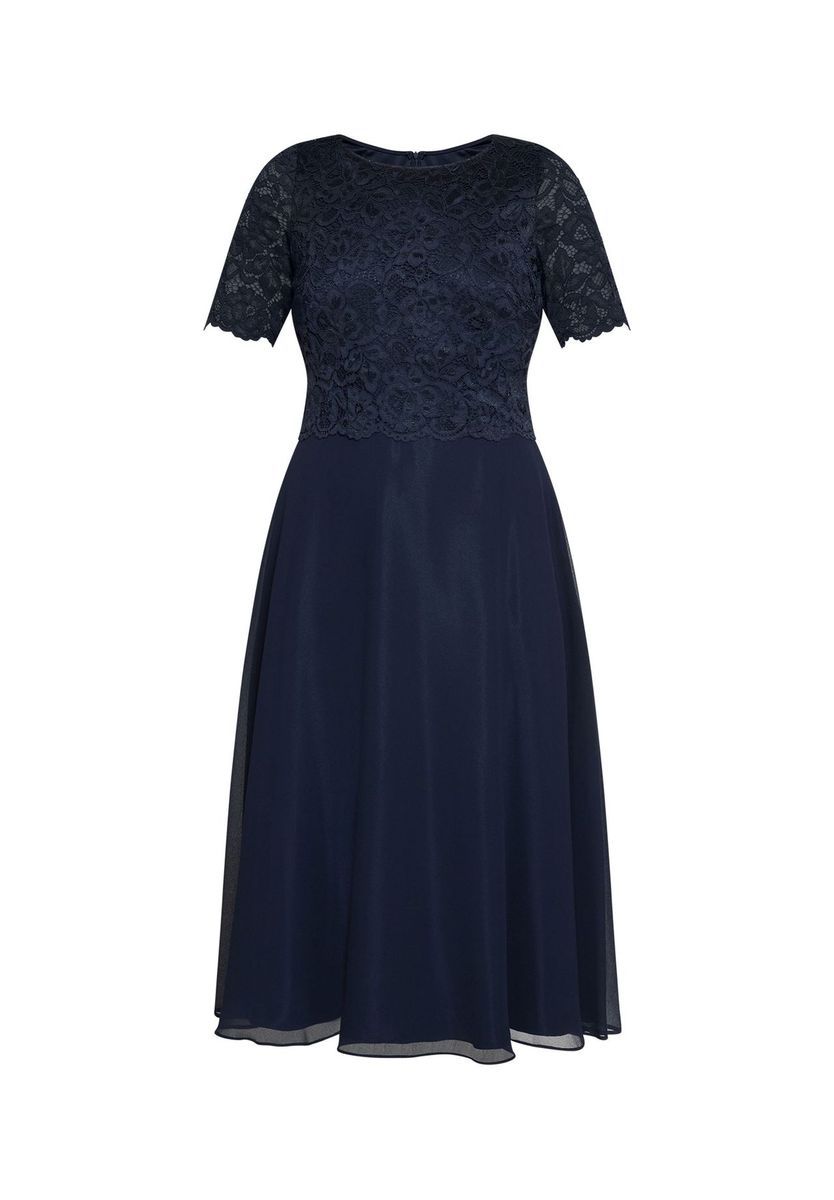 Elegantes Cocktailkleid mit Chiffon und Spitze