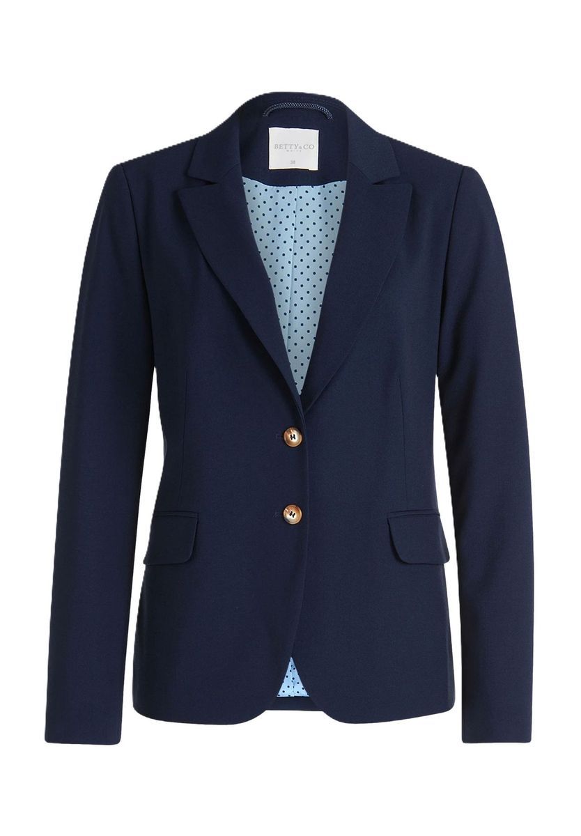 Klassischer marineblauer Einreiher-Blazer