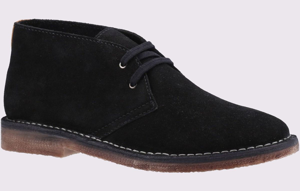 Klassische Suede-Chukka-Boots zum Schnüren