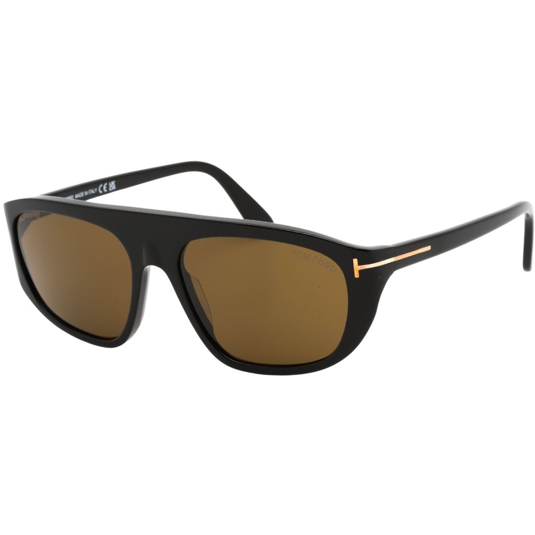 Markante Flat-Top Shield-Sonnenbrille
