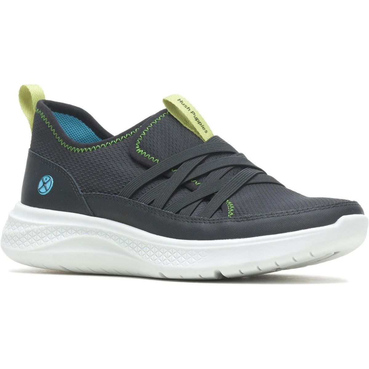 Hush Puppies Womens/Ladies Elevate Leder Turnschuhe (Schwarz)