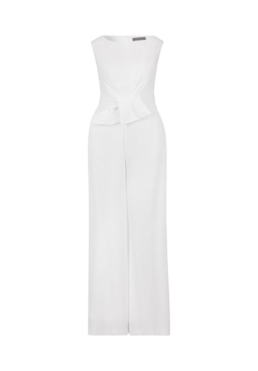 Eleganter ärmelloser Jumpsuit mit weitem Bein