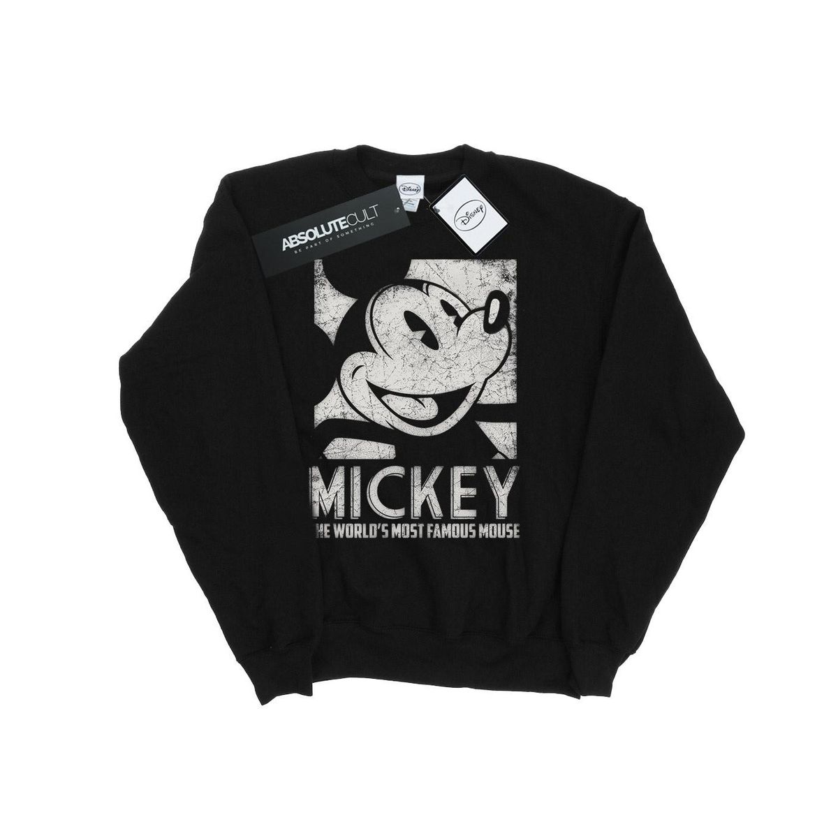 Vintage Mickey Mouse Grafik Sweatshirt