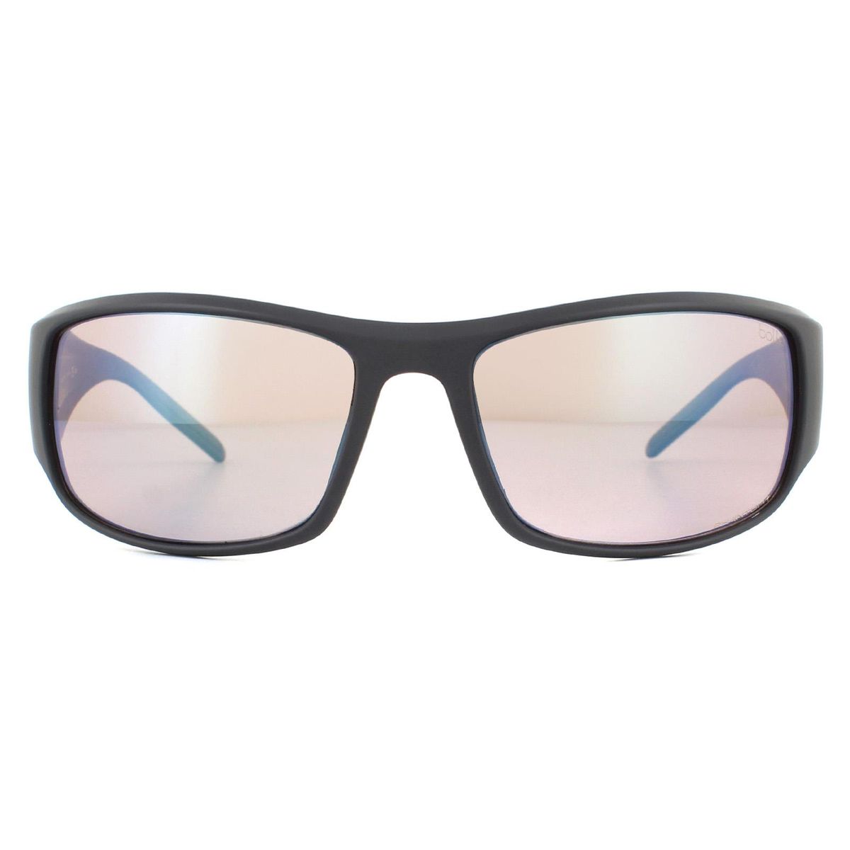 Matte Schwarze Sportliche Unisex Sonnenbrille