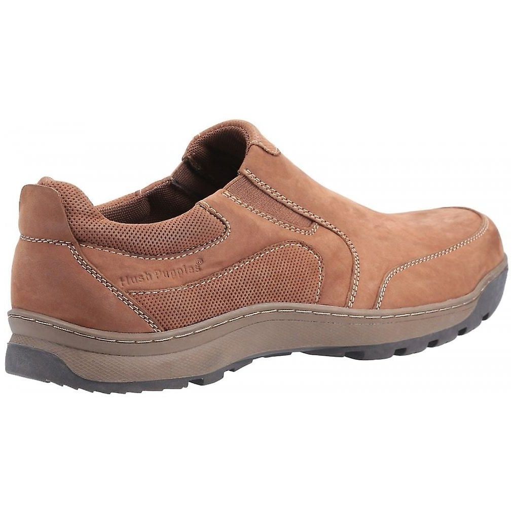Legere Leder-Slipper mit Memory-Schaum