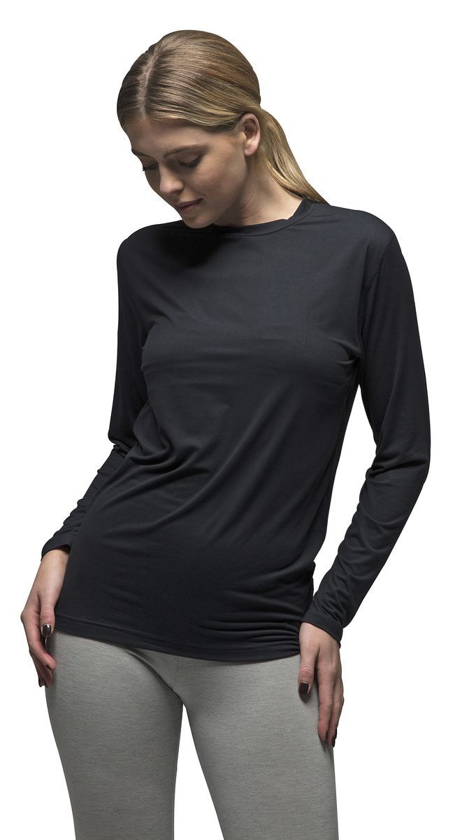 Wärmehalter - Ladies Long Sleeve Thermal Top | Leichtgewicht | Fleece gefüttert - Warm - Ultra Lite
