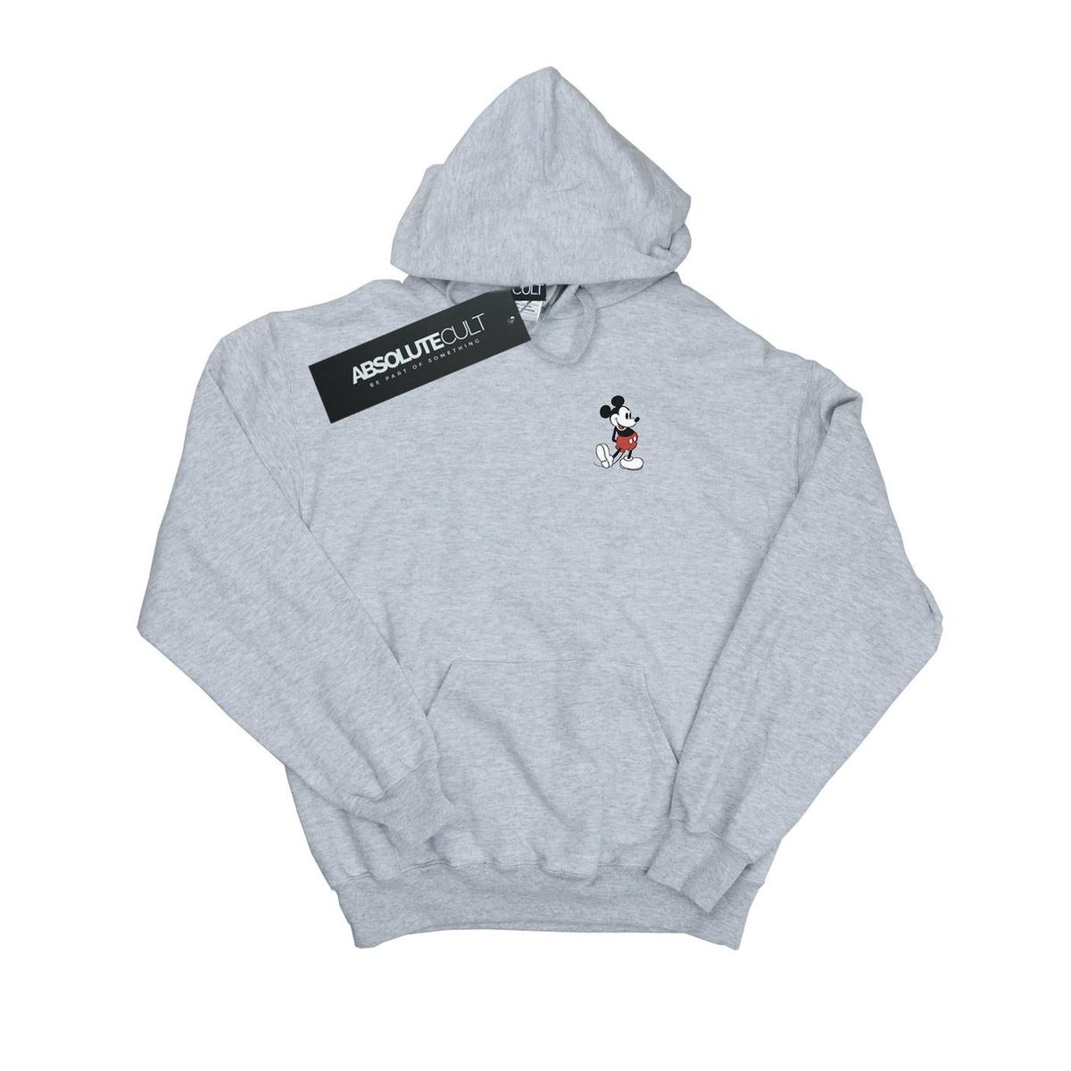Disney - "Mickey Mouse Kickin Retro Chest" Kapuzenpullover für Herren (Grau)