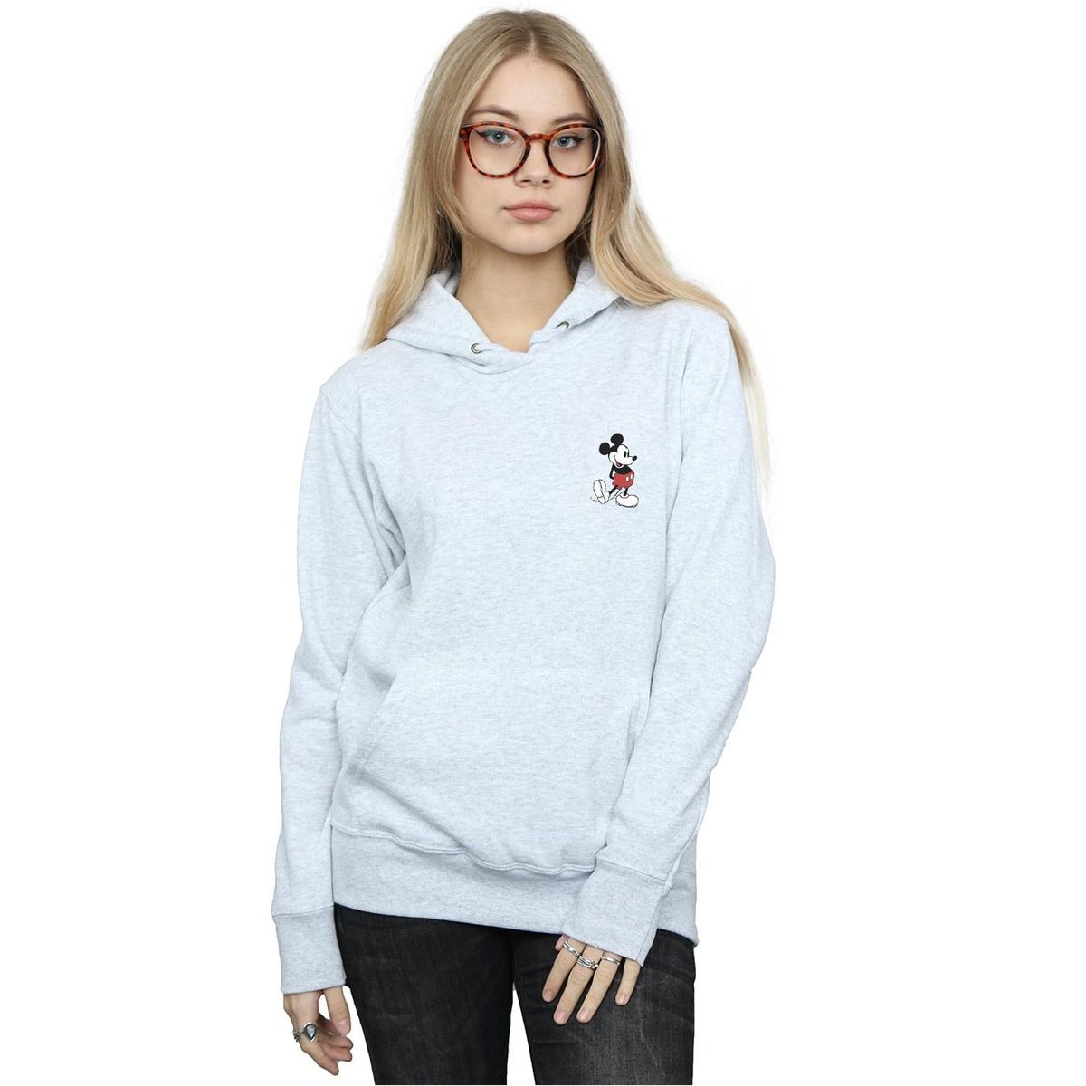 Retro Micky Maus Grafik-Hoodie