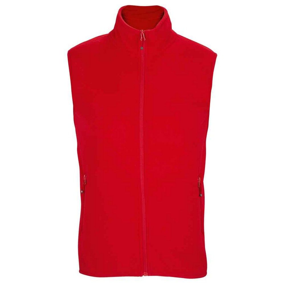 Recycelte Microfleece-Weste mit Reißverschluss