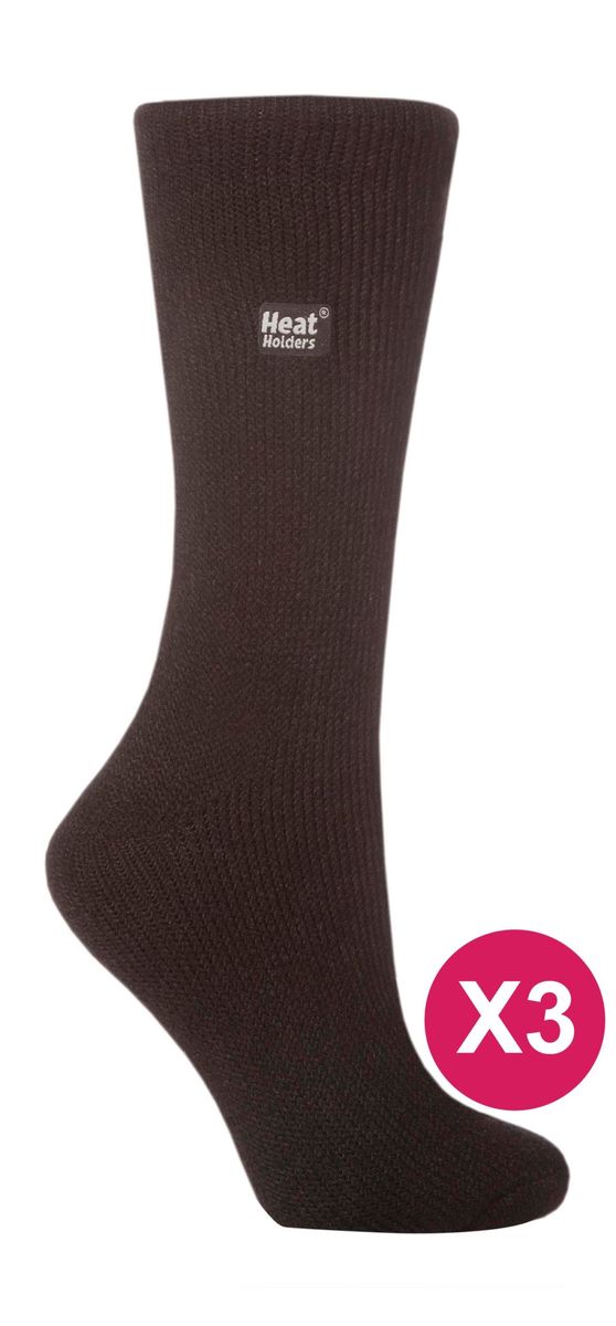 HEAT HOLDERS - 3er-Pack Multipack Damen Isolierte Thermo-Socken für den Winter