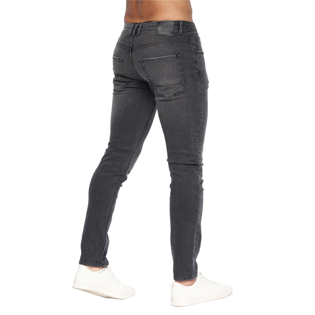 Crosshatch - "Malcolm" Jeans für Herren (dunkele Kohle)