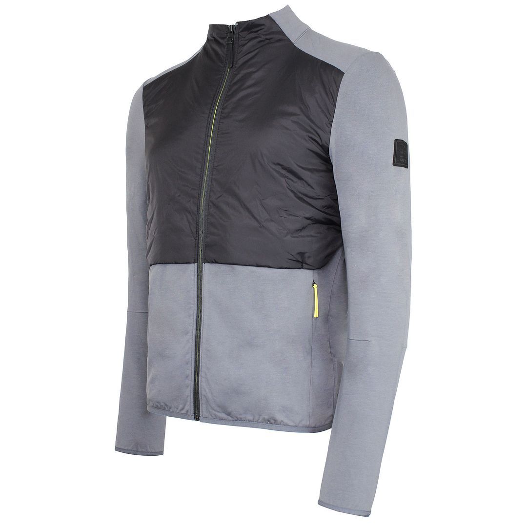 Hybrid-Steppjacke mit Reißverschluss
