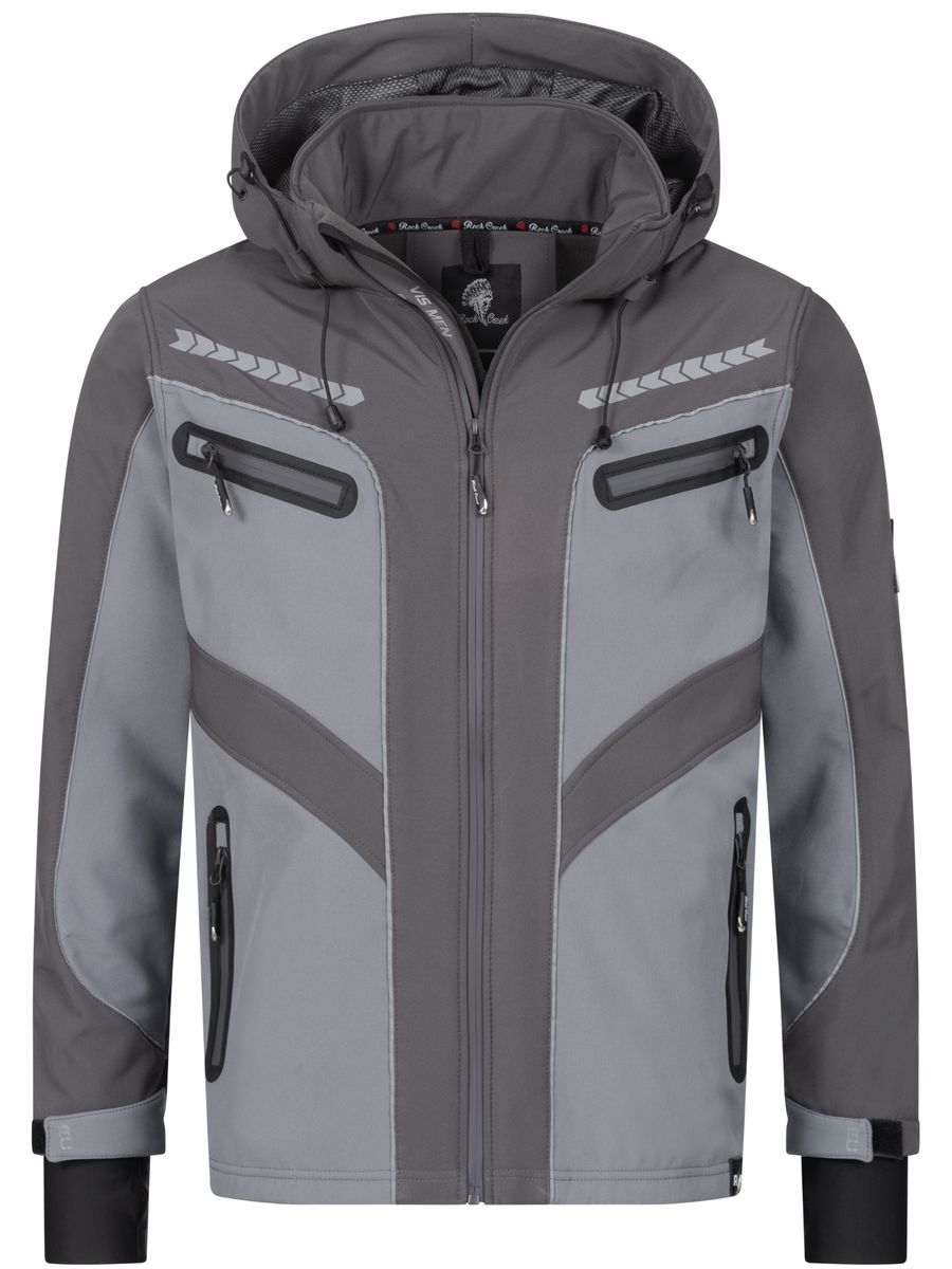 Herren Outdoor Softshelljacke mit Kapuze
