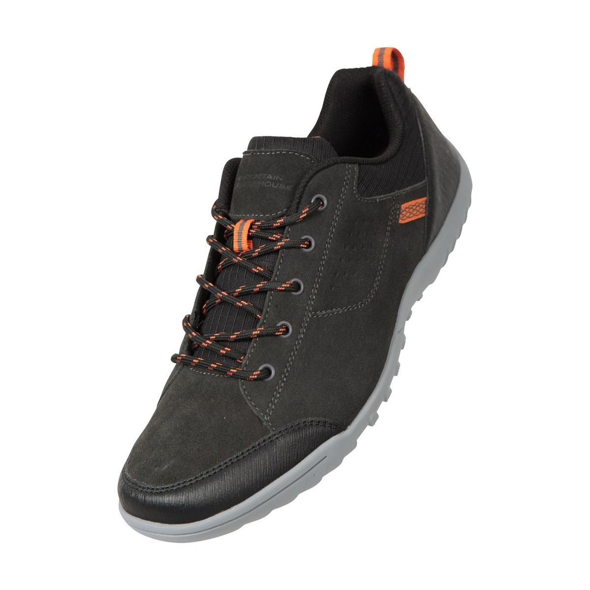 Mountain Warehouse Herren Phantom II Cow Suede Walking Schuhe (dunkelgrau)