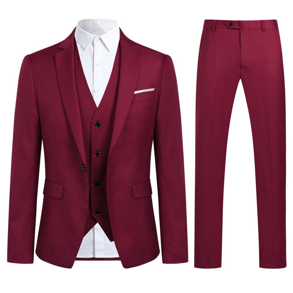 Dreiteiliger Slim Fit Anzug