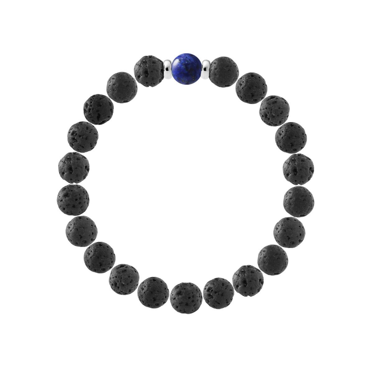 Lavastein Perlenarmband