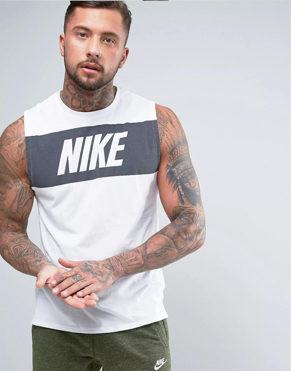 Herren Retro Logo Ärmelloses T-Shirt