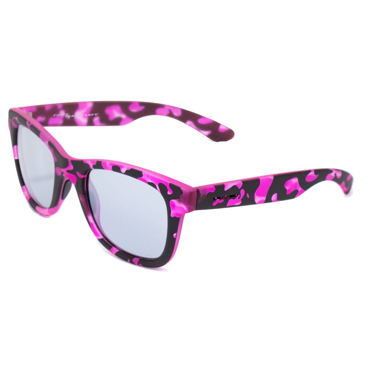 Gemusterte blaue Acetat Unisex Sonnenbrille