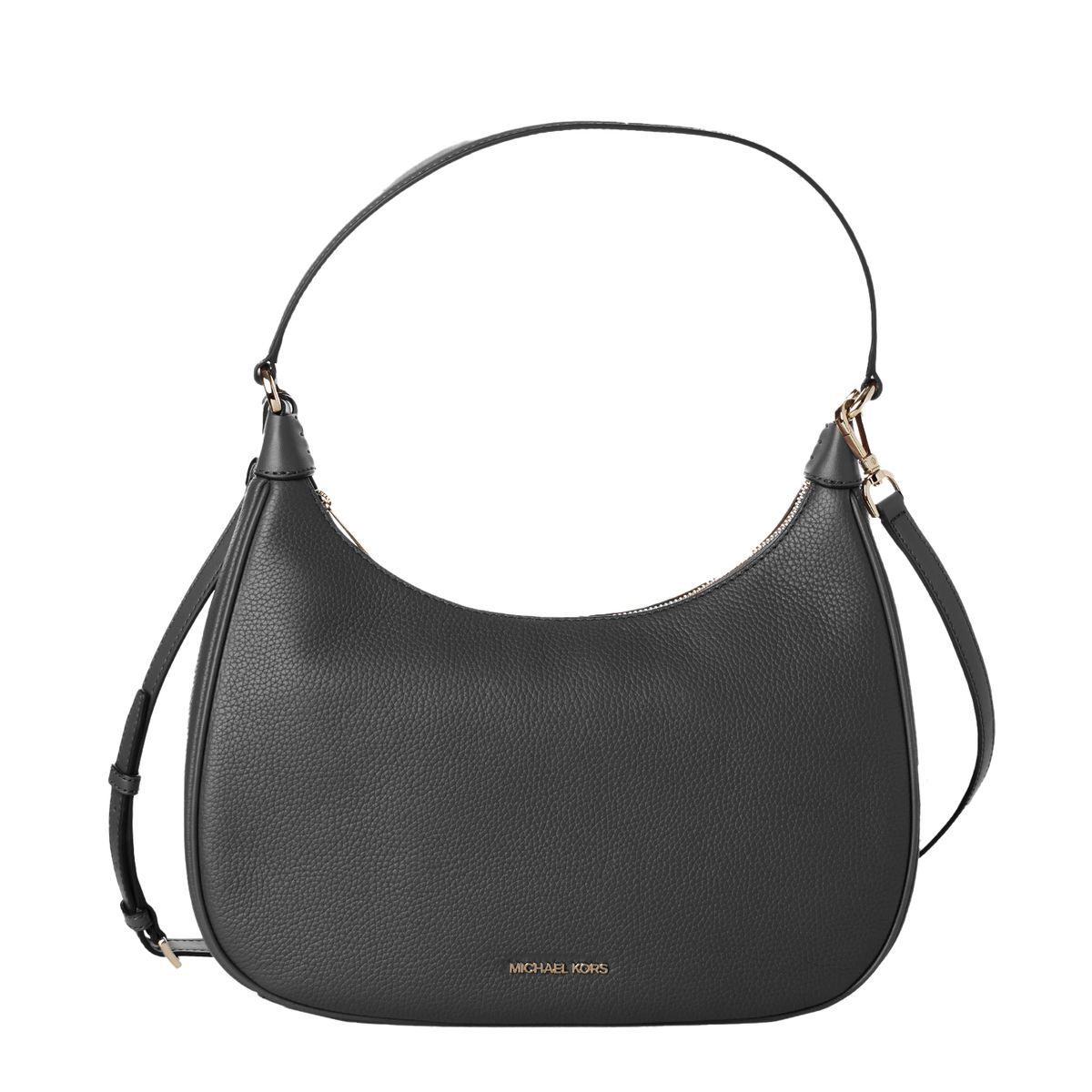 Minimalistische Schultertasche aus Leder im Hobo-Stil